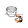 Abridores de acero inoxidable Anillo de dedo Abridor de botellas Decoración de moda portátil Gadget Bar Herramienta de cocina Cerveza Pulgar Gota Entrega Hogar Dhmqr