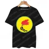 Koszulki męskie Zrire Flag Demokratyczna Republika Pudysy Konga Homme Czarna biała grafika Tshirts Unisex Camisetas For Men Tops