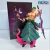 Action Figures Toy Nuova bambola comica che fa il bagno nel sangue Roronoa Zoro PVC 21cm Action Doll Series modello squisito bambola regalo di compleanno