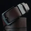 Cintura in pelle con fibbia ad ago di alta qualità Cinture moda jeans183L