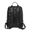 Backpack Men's Backpacks High Quality Soft Genuine Leather Simple Designer Laptop School Bags Large Capacity Travel Bag
