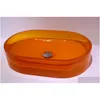 Badrumsänkor hartsharts Oval Countertop Sink Colourf garderob WASHBASIN SOLID Surface Stone Vessel RS38279 Drop Delivery Home Garden B DHY76