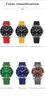 Relojes de pulsera Helei Sport Men Watch Top Militar Ejército Impermeable Reloj Masculino Cuarzo Negocio Original Reloj de pulsera de silicona 9002