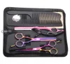 6 in 1 Hair Scissor Bags Case Waist Pack Pouch Holder Hairdressing Tools Leather Shears Scissors Pouch Wallet6477903