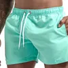 Sommer lässige Herren-Badehose, Strand, kurze Designer-Hose, Kordelzug, lockere, schnell trocknende Badeshorts, Netzfutter, Übergröße, USA-Mann