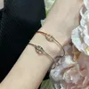 Farandole Bracciale Jewellery Designer Sier Rose Gold Classic Women Men Wedding for Couples Brand San Valentines Gift con Box 8140