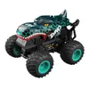 4WD RC -bil med LED -lampor 2.4G Radio Remote Control Off Road Control Trucks Boys Toys for Children 240308