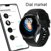 Cihazlar Yeni Bluetooth Call Smart Watch Erkekler S600 IP68 Su Geçirmez Tam Dokunmatik Ekran Spor Fitness Akıllı Saati Özel Yüz Android iOS