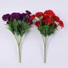 Decorative Flowers Vibrantly Colored Artificial 11 Head Carnation Fake Plants Perfect For Weddings And Festival Decorations