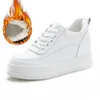 Automne haut compensé plate-forme Sneaker chaussures décontractées talons cachés dames YYJ143 240313