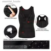 Men's Body Shapers Mens Waist Corset Sweat Slimming Belt Sauna Vest Belly Underwear Fat Burner Chest Abdominal Binder Reductive Girdle Body ShaperC24315