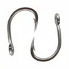 100pcs 10884 Stainless Steel White Strong Big Game Fish Tuna Bait Fishing Hooks Size 30 40 50 60 70 80 90 100 240313