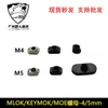 Mlok keymod mutter set m4 m4 m5 vit mutter k/m universal moe