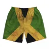 Herr shorts jamaicansk flaggbräda sommar 3d tryck mode strand män sport fitness snabb torrmönster badstammar