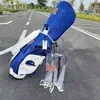 Sacs de golf Sacs avec support bleu Clubs de golf unisexes Ultra-légers Matériau imperméable de grand diamètre et de grande capacité Contactez-nous pour voir les photos avec LOGO