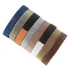 Armreif, grenzüberschreitende Farbe, Edelstahl-Charm, elastisches Mesh-Armband, verstellbar, Hersteller, Direktvertrieb