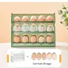 Depolama Şişeleri Yumurta Kutusu Buzdolabı Organizatör Gıda Konteyneri Taze Raf Tepsisi Dispenser Mutfak