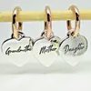Two-tone Splittable Family Generation of Hearts Triple Dangle Charm 925 silver Leather Moments for Christmas Day fit Charms beads Bracelets Jewelry 782648C00 Jewel