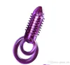 Double Ring Vibrator Male Longer Lasting Sex Crystal Vibrators Cock Ring Penis Rings Vibrating Sexy ToysSex Produc4231787