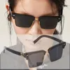 Womens Designer Brand Miu Runway Sunglasses Designer Summer Outdoor Acetate Metal Square Frame Casual Travel Sunglasses SMU10Z