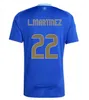 24/25 Arjantin 3 Yıldız Yeni Futbol Formaları 2024 J.Alvarez Dybala di Maria Martinez Maradona Futbol Gömlek Erkek Kadın Kids Kiti Messis Mac Allister De Paul