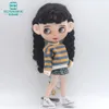 Clothes for doll three piece fashion sweater set fits Blyth Azone OB22 OB24 doll accessories 240315