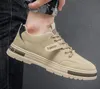 Man Sneakers Designer Buty Nowe modne retro wygodne buty sportowe platforma sznurka skórzana deska dla mężczyzn