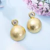 Boucles d'oreilles mode coréenne exagérée géométrique 3D Vintage hémisphérique rond pour femmes produits tendances bijoux mignons pour filles