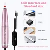 35000RPM Electric Manicure Machine USB Nail Drill For Acrylic Nail Gel Polish Professional Efile Milling Nail Files Salon Tool 240314