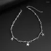 Chains Hip Hop Star Charm Necklace Fashion Collar Necklaces Clavicle Chain Choker 40GB