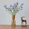 Decoratieve Bloemen High-end Kunstmatige Viooltjes Bloem Hydraterende Gevoel Delphiniums Latex Arrangementen Voor Thuis Bruiloft Decor