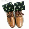 Men's Socks PEOY Classical Colorful Mens Combed Cotton High Quality Happy Business Long Tube Wedding Gift for ManC24315