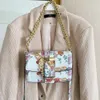 여자 핸드백 겨울 패션 고급 인쇄 체인 다목적이고 절묘한 1 개의 숄더백 크로스 바디 백