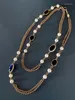Choker Medieval Glass Long Necklaceチェーン長120cm