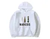 New brand high quality Pablo Escobar Hooded Hoodies Streetwear pen dollars Silver or Lead Cap Sweatshirts Tops H027H02712670037