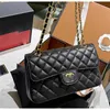 Chain 23cf Designer Classic Crossbody Bag Luxury Handbag Flap Fashion Womens Purse Genuine Leather Messenger 23*14*6cm