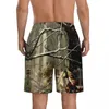 Men's Shorts Men Gym Black And White Landscape Hawaii Swimming Trunks Nature Tree Quick Dry Sportswear Oversize Beach