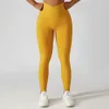 Lu Pant Align Lemon Leggings Fiess mirues sans couture crossover femmes poches pantalons de yoga hauts gymnase de gym de gymnase 2024