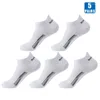 Chaussettes pour hommes 5 paires hommes courts coton et femmes bas haut maille respirant cheville doux sport décontracté