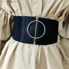 Belts Plus Size Elastic Corset Belt Female Waist Wide Belts For Women High Quality Stretch Cummerbunds Designer Big Dress WaistbandY240315