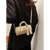 Fabrieksgroothandel Lichte luxe modetas Ronde emmer Internet Beroemdheid High-end textuurhandtas Klassieke crossbody met één schouder