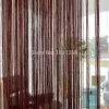 Curtains Solid Color String Curtain 300*260cm Coffee Gray White Black Classic Line Curtain Window Blind Vanlance Room Divider