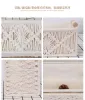 Manden Boheemse Stijl Opbergmand Katoenen Touw Geweven Macrame Opslagcontainer Diversen Cosmetische Organizer Box Thuis Tafel Decor