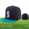 Ready Stock Mariners S letter Baseball caps Embroidery For Women men gorras bones Hip Pop Fashion Fitted Hats9399666