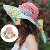 Berretti Danza etnica Cappello a secchiello Cappelli di rafia estivi bohémien Moda donna Panama Hawaii Vacanza Chapeau 2024 Design bellissimo copricapo