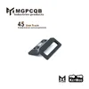 Trilho lateral porta-lanterna Magap compatível com sistemas keymod e MLOK, base fixa com fivela