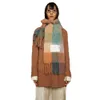 Осень Зима2020новый многоцветный клетчатый женский шарф с бахромой Ac же Радужная модная шаль для мужчин Warmnvfh