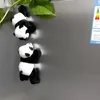 1 st tecknad film söt mjuk plysch panda kylskåp starkt magnet kylskåp klistermärke hem dekor souvenir kök tillbehör 240315