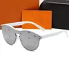 Lunettes de soleil à lentilles de fleurs Lunettes de soleil de créateurs pour femmes Lunettes PC Full Frame Lunette Mode Haute Qualité Luxe Impression Lunettes Hommes Shade Adumbral Lunettes