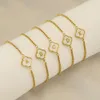Koniczyna francuska listu modna bransoletka wszechstronna wszechstronna bransoletka w stylu na Instagramie